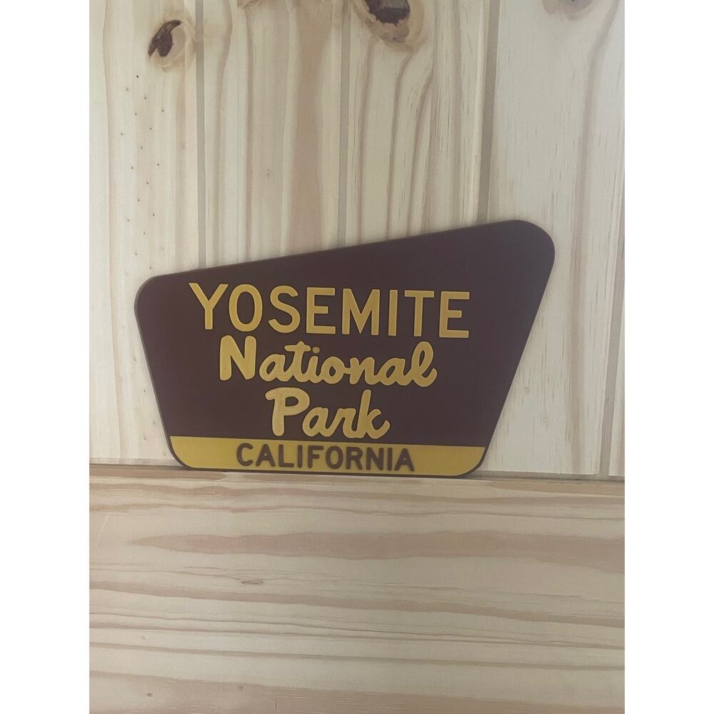 Yosemite National Park California Sign